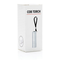 Latarka COB z logo firmy w LazyStore!