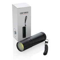 Latarka COB z logo firmy w LazyStore!