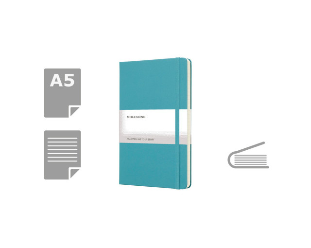 MOLESKINE Notatnik ok. A5 z logo firmy w LazyStore!