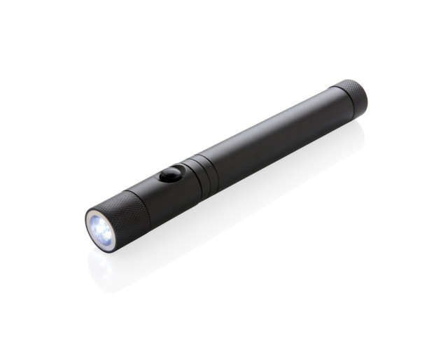 Latarka teleskopowa 3 LED z magnesem z logo firmy w LazyStore!