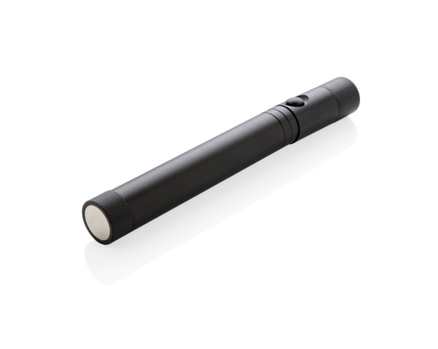 Latarka teleskopowa 3 LED z magnesem z logo firmy w LazyStore!