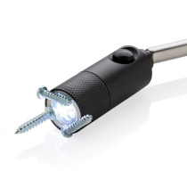 Latarka teleskopowa 3 LED z magnesem z logo firmy w LazyStore!