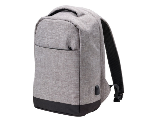 Plecak chroniący przed kieszonkowcami z logo firmy w LazyStore!