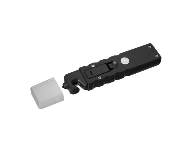 Latarka bezpieczeństwa 4 COB LED, przecinak do pasów, młotek bezpieczeństwa z logo firmy w LazyStore!
