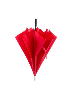 Duży wiatroodporny parasol automatyczny z logo firmy w LazyStore!