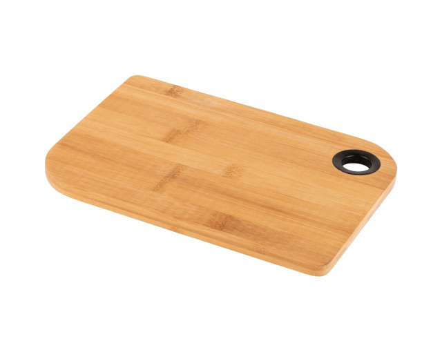 Bambusowa deska do krojenia z logo firmy w LazyStore!