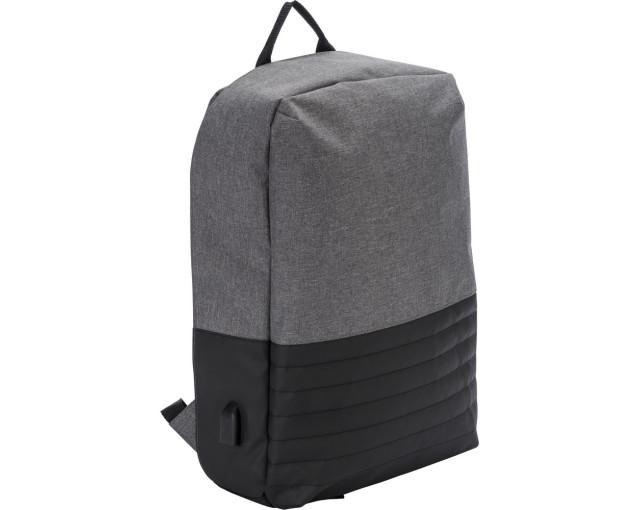 Plecak chroniący przed kieszonkowcami, przegroda na laptopa 15" z logo firmy w LazyStore!