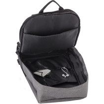 Plecak chroniący przed kieszonkowcami, przegroda na laptopa 15" z logo firmy w LazyStore!