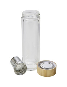Termos 420 ml, kubek termiczny, posiada sitko zatrzymujące fusy z logo firmy w LazyStore! 2