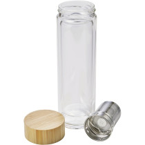 Termos 420 ml, kubek termiczny, posiada sitko zatrzymujące fusy z logo firmy w LazyStore!