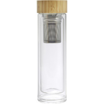 Termos 420 ml, kubek termiczny, posiada sitko zatrzymujące fusy z logo firmy w LazyStore!