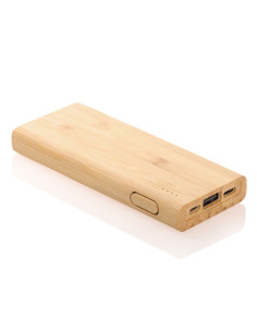 Bambusowy power bank 5000 mAh B'RIGHT z logo firmy w LazyStore!
