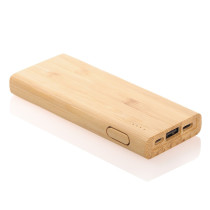 Bambusowy power bank 5000 mAh B'RIGHT z logo firmy w LazyStore!