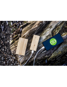 Bambusowy power bank 5000 mAh B'RIGHT z logo firmy w LazyStore! 2