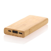 Bambusowy power bank 5000 mAh B'RIGHT z logo firmy w LazyStore!