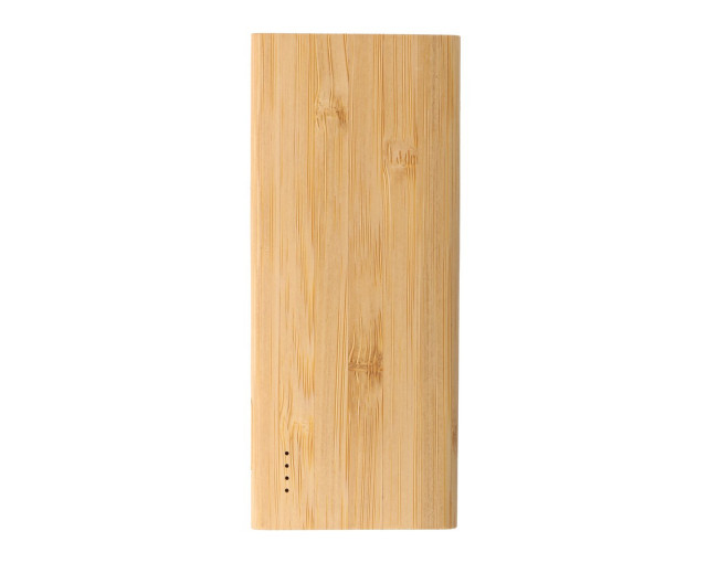 Bambusowy power bank 5000 mAh B'RIGHT z logo firmy w LazyStore!