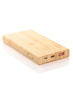Bambusowy power bank 8000 mAh B'RIGHT z logo firmy w LazyStore!