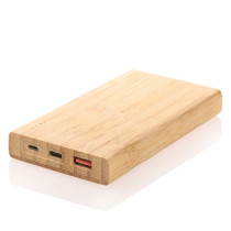 Bambusowy power bank 8000 mAh B'RIGHT z logo firmy w LazyStore!