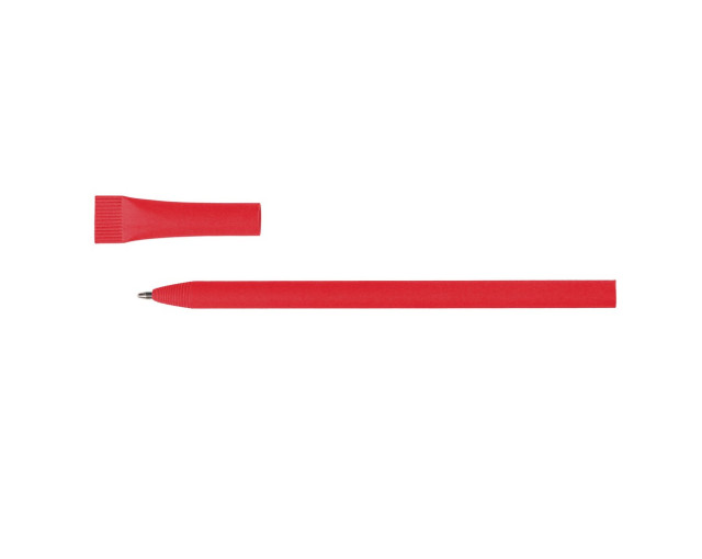 Papierowy długopis, zatyczka z logo firmy w LazyStore!