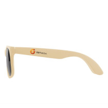 Okulary przeciwsłoneczne B'RIGHT ze słomy pszenicznej z logo firmy w LazyStore!