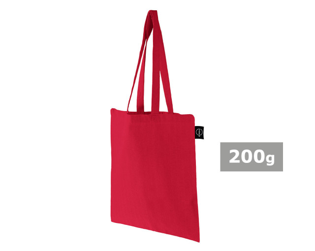 Torba B'RIGHT z bawełny z recyklingu z logo firmy w LazyStore!