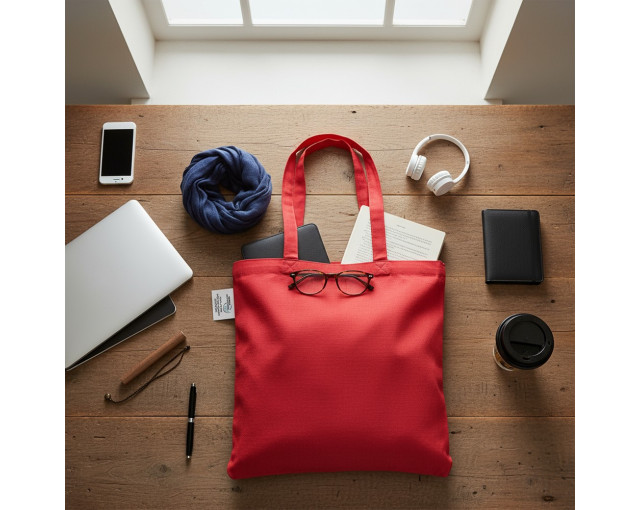 Torba B'RIGHT z bawełny z recyklingu z logo firmy w LazyStore!