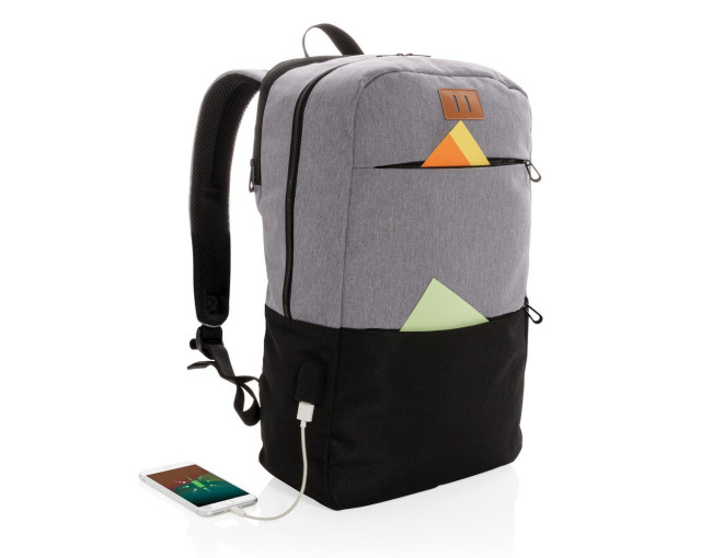 Plecak na laptopa 15,6", ochrona RFID z logo firmy w LazyStore!