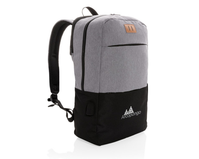 Plecak na laptopa 15,6", ochrona RFID z logo firmy w LazyStore!