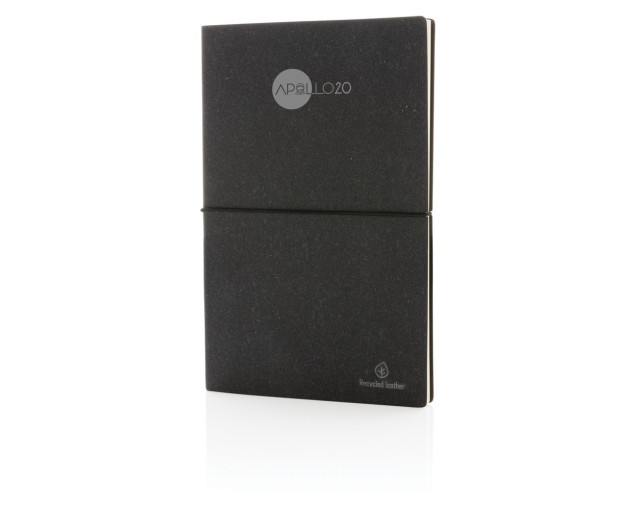 Ekologiczny notatnik A5, skórzana okładka z logo firmy w LazyStore!