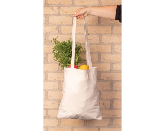 Torba z bawełny z recyklingu Impact Aware™ z logo firmy w LazyStore!