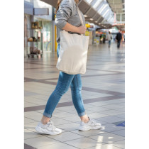 Torba z bawełny z recyklingu Impact Aware™ z logo firmy w LazyStore!