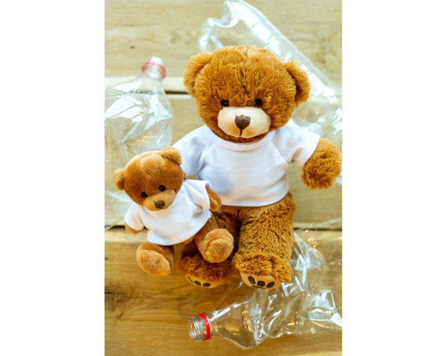 Pluszowy miś RPET | Nicky Brown Junior R z logo firmy w LazyStore!