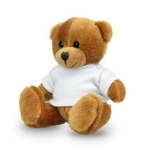 Pluszowy miś RPET | Nicky Brown Junior R z logo firmy w LazyStore!