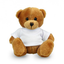 Pluszowy miś RPET | Nicky Brown Junior R z logo firmy w LazyStore!