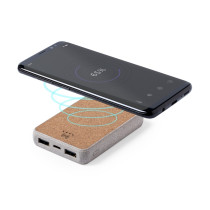 Bezprzewodowy power bank 5000 mAh, ładowarka bezprzewodowa 5W z logo firmy w LazyStore!