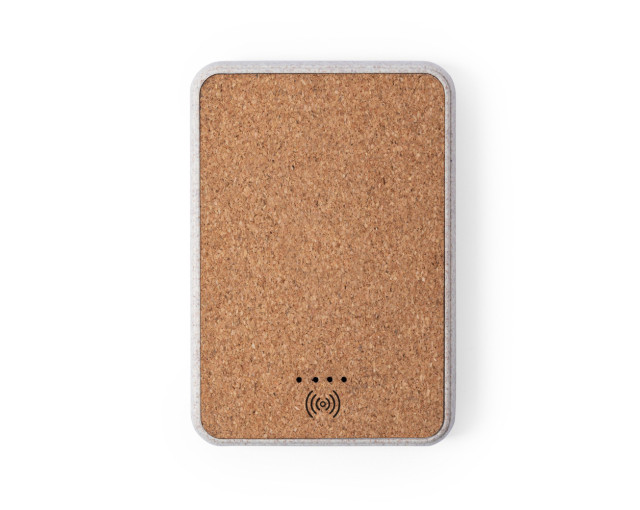 Bezprzewodowy power bank 5000 mAh, ładowarka bezprzewodowa 5W z logo firmy w LazyStore!