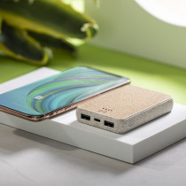 Bezprzewodowy power bank 5000 mAh, ładowarka bezprzewodowa 5W z logo firmy w LazyStore!
