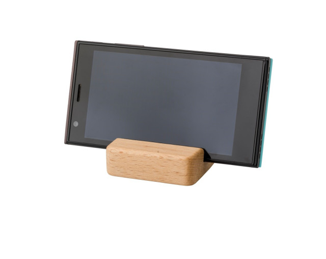 Stojak na telefon z logo firmy w LazyStore!