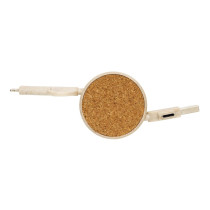 Zwijany kabel do ładowania z logo firmy w LazyStore!