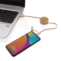 Zwijany kabel do ładowania z logo firmy w LazyStore!