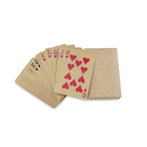 Karty do gry z papieru z recyklingu z logo firmy w LazyStore!