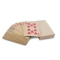 Karty do gry z papieru z recyklingu z logo firmy w LazyStore!