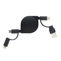 Kabel do ładowania 6 w 1 z logo firmy w LazyStore!