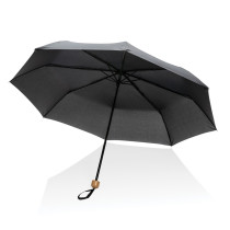 Mały bambusowy parasol 20.5" Impact AWARE rPET z logo firmy w LazyStore!