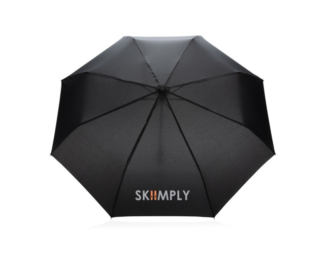 Mały bambusowy parasol 20.5" Impact AWARE rPET z logo firmy w LazyStore!