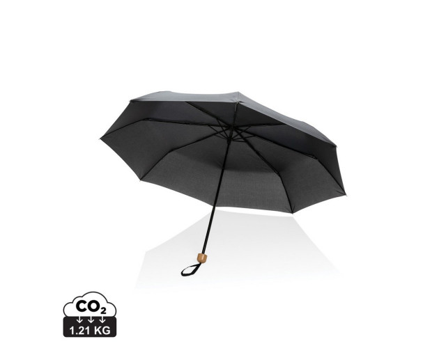 Mały bambusowy parasol 20.5" Impact AWARE rPET z logo firmy w LazyStore!