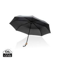 Mały bambusowy parasol 20.5" Impact AWARE rPET z logo firmy w LazyStore!