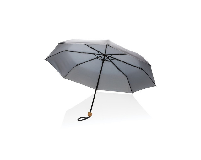 Mały bambusowy parasol 20.5" Impact AWARE rPET z logo firmy w LazyStore!