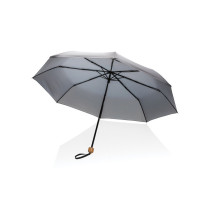 Mały bambusowy parasol 20.5" Impact AWARE rPET z logo firmy w LazyStore!