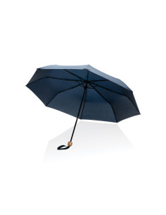 Mały bambusowy parasol 20.5" Impact AWARE rPET z logo firmy w LazyStore!
